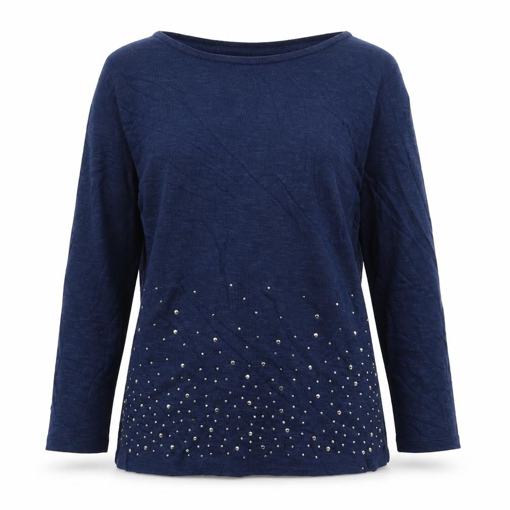 TU Womens Blue  Knit Pullover Jumper Size 10
