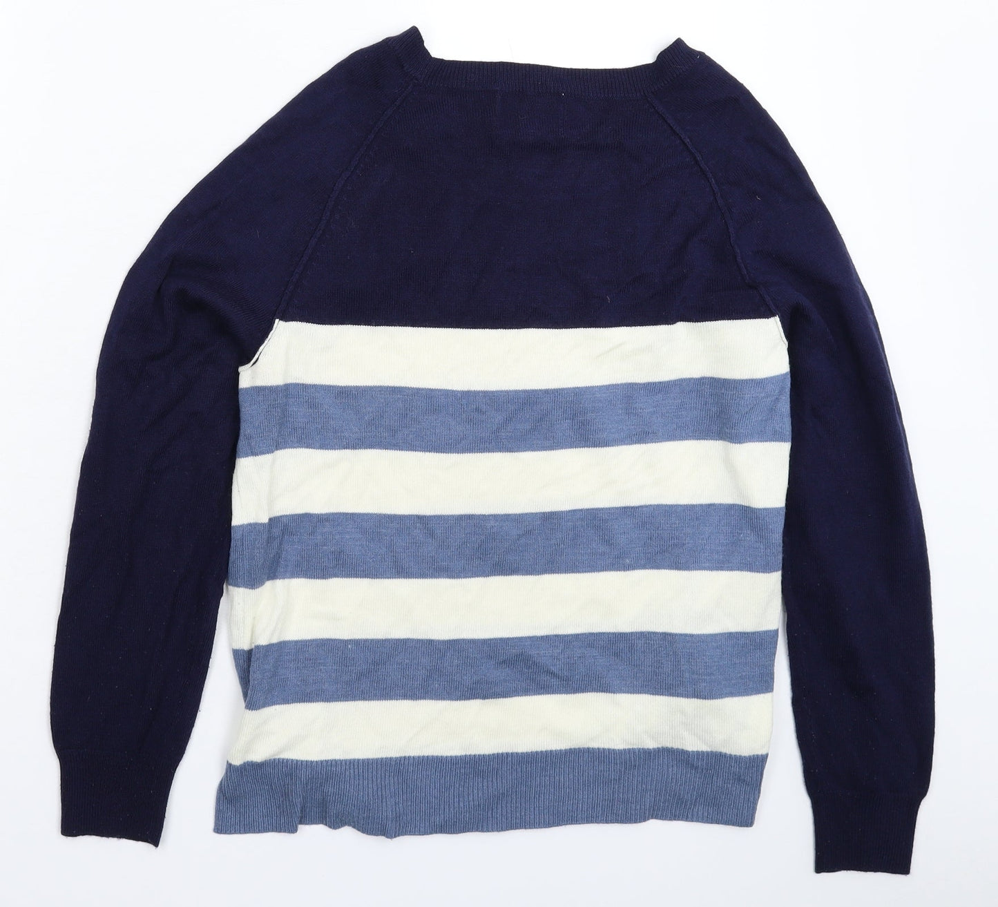 Papaya Womens Multicoloured Striped Knit Pullover Jumper Size 12