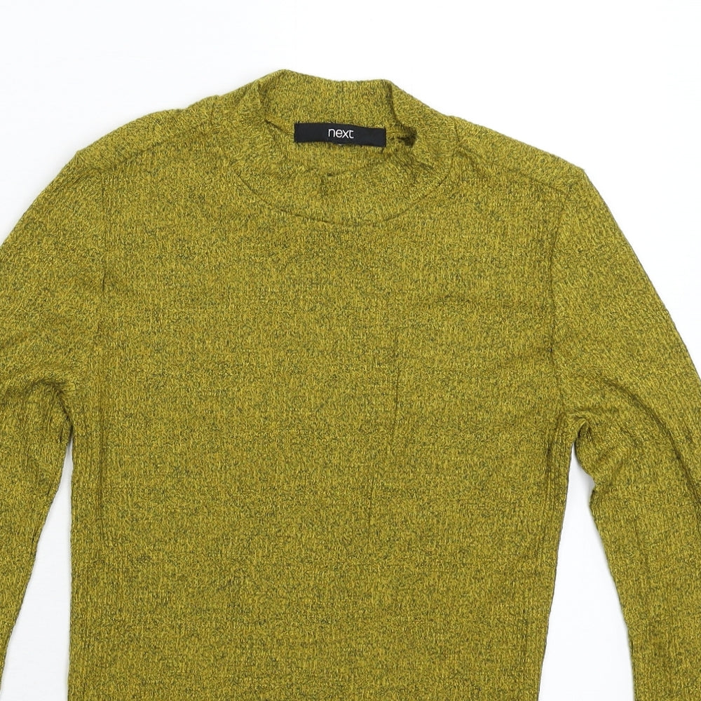 NEXT Womens Yellow   Pullover Jumper Size 8