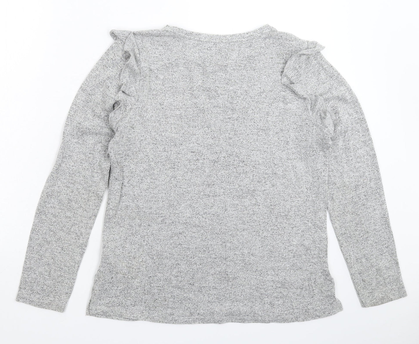 Oasis Womens Grey  Knit Pullover Jumper Size M