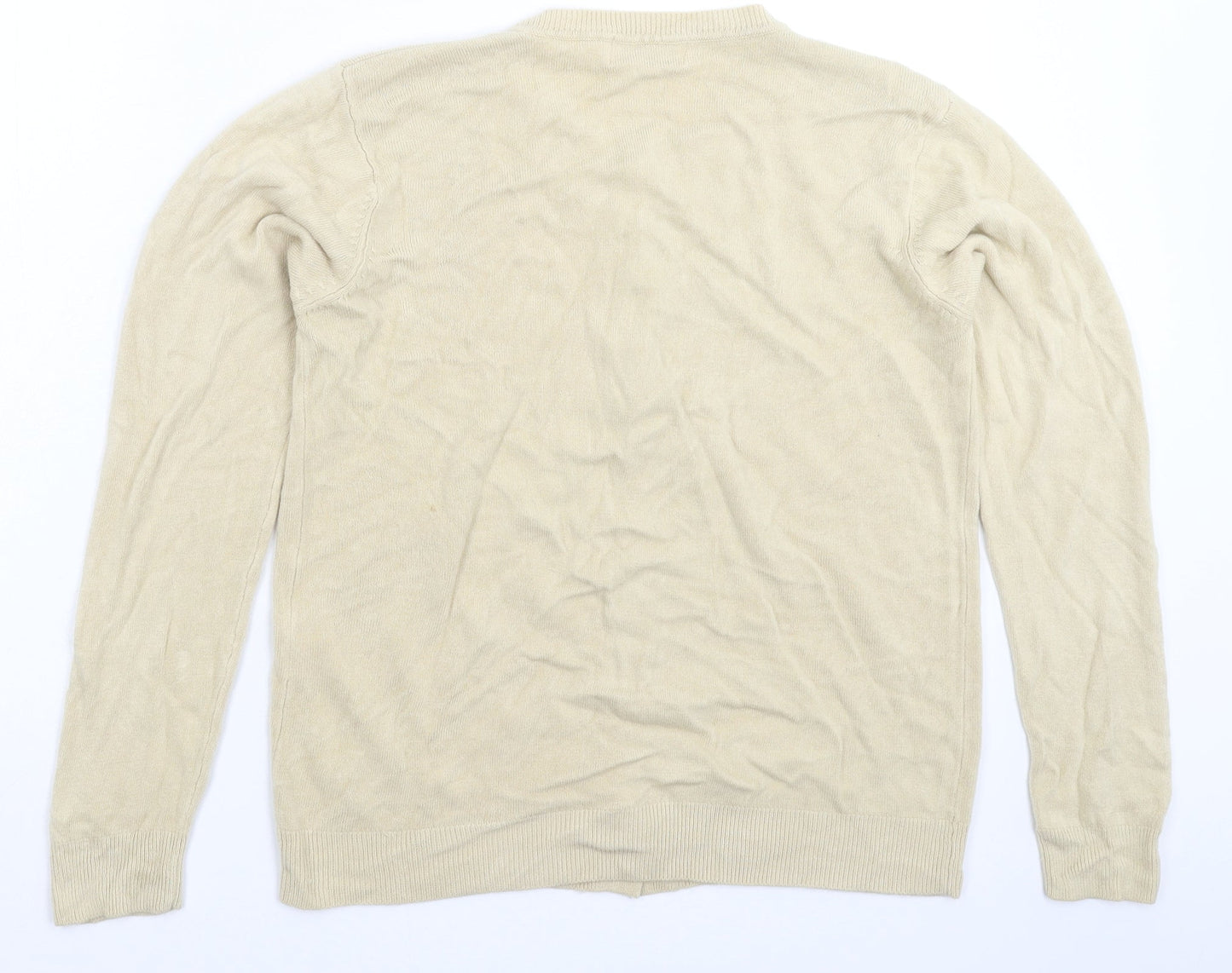 Bonmarché Womens Beige  Knit Cardigan Jumper Size M