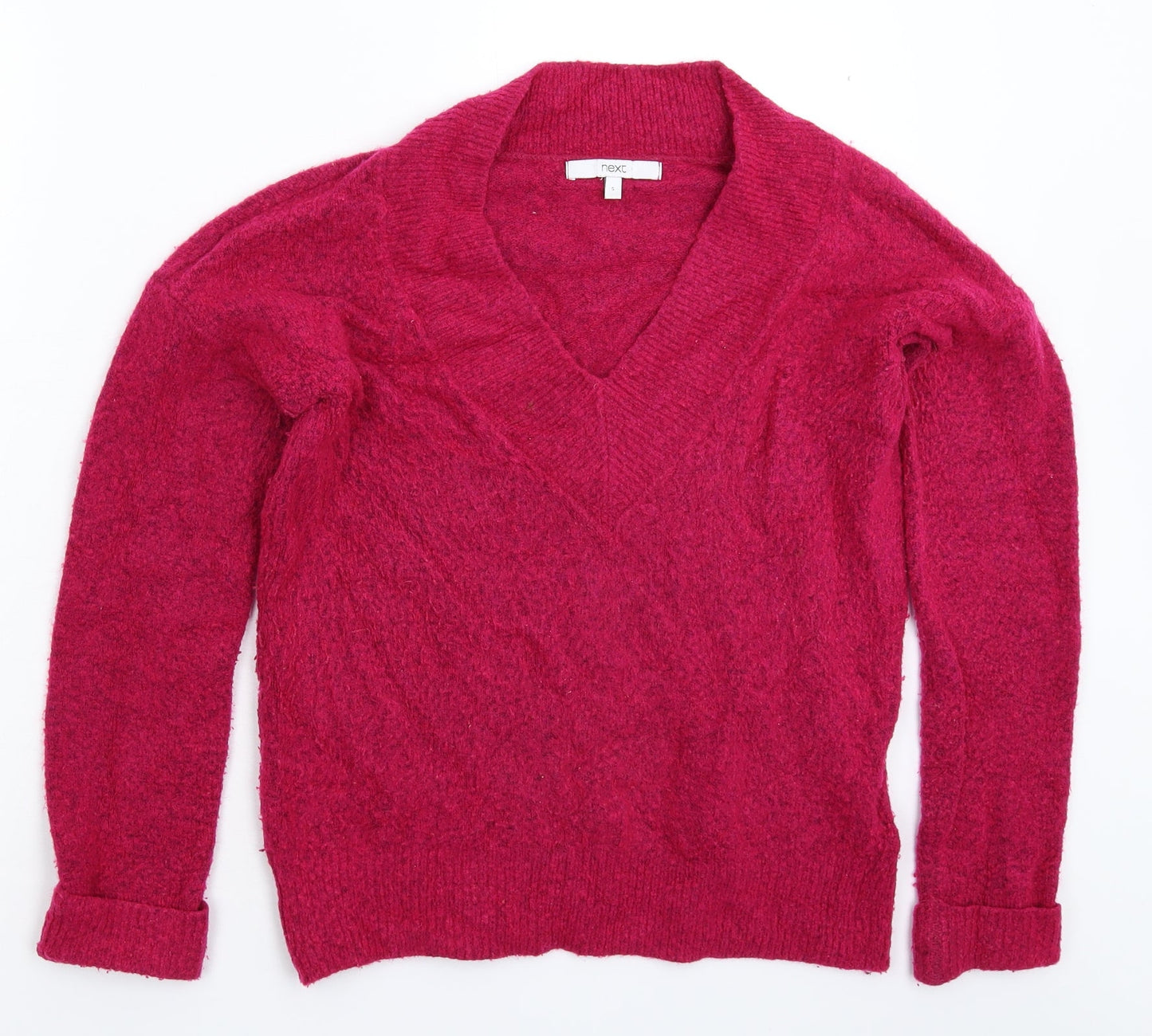 NEXT Womens Pink  Knit Pullover Jumper Size S