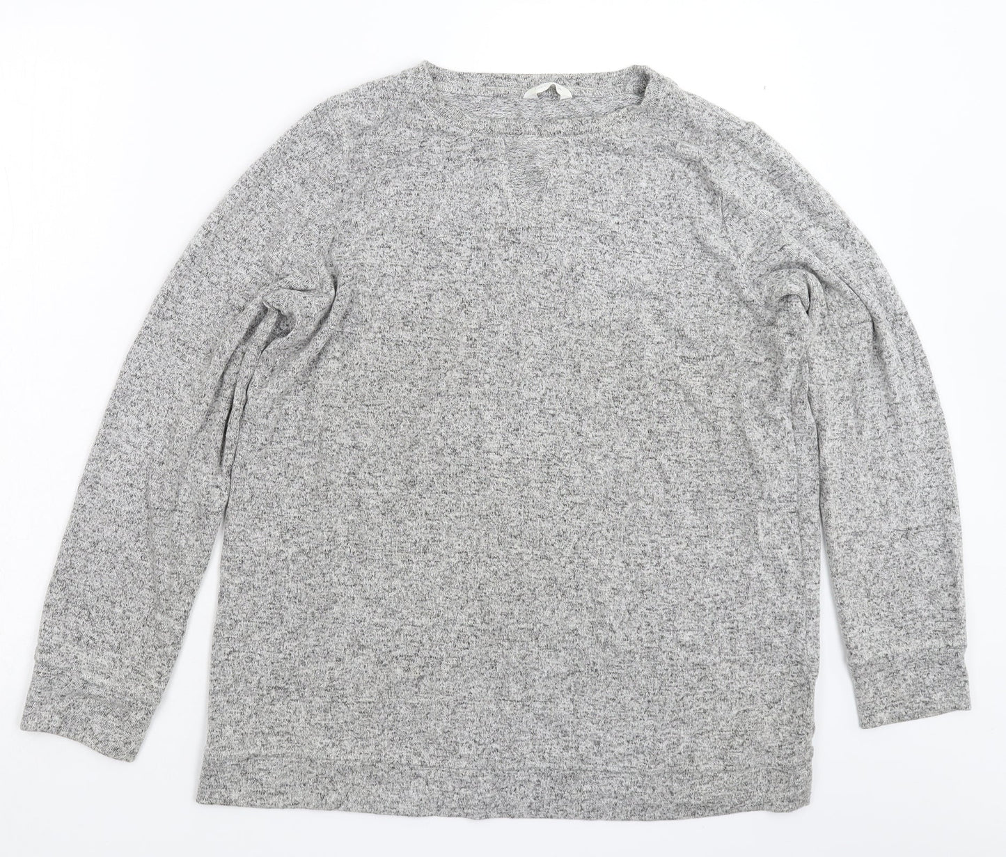 Marks and Spencer Womens Grey  Knit Pullover Jumper Size 16