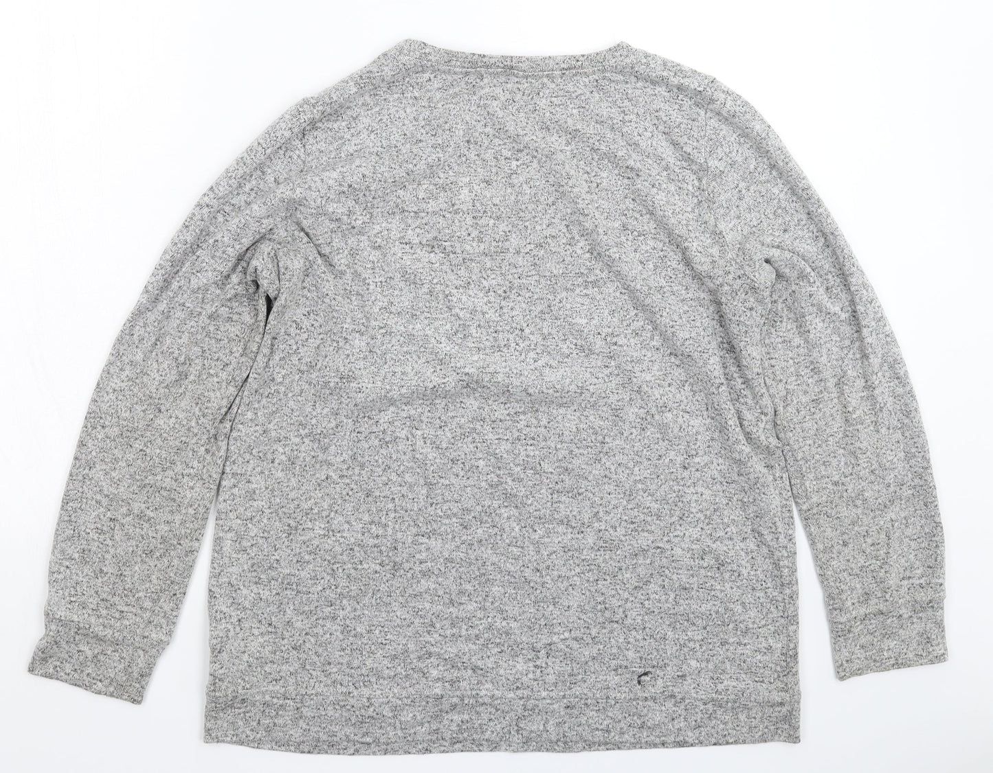 Marks and Spencer Womens Grey  Knit Pullover Jumper Size 16