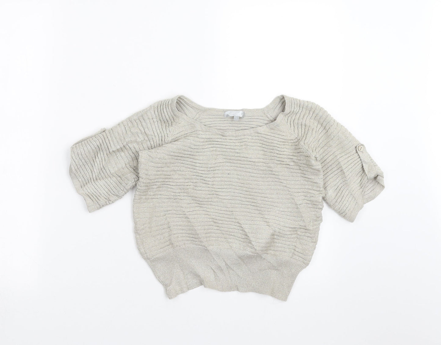 zazie Womens Beige   Pullover Jumper Size L