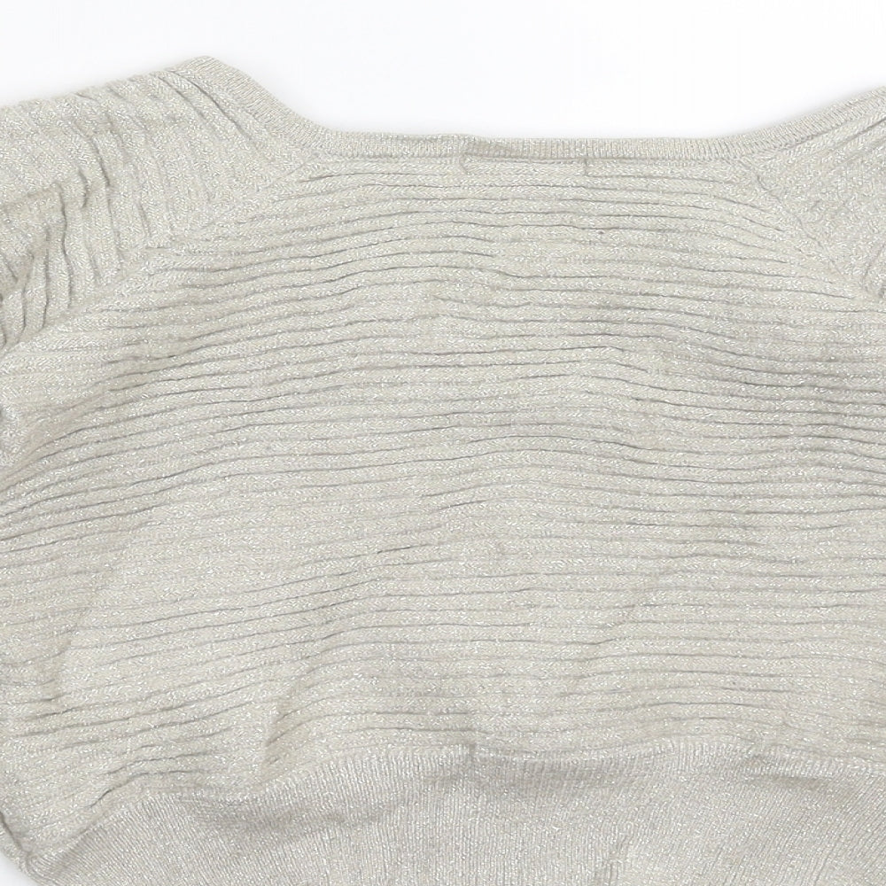zazie Womens Beige   Pullover Jumper Size L