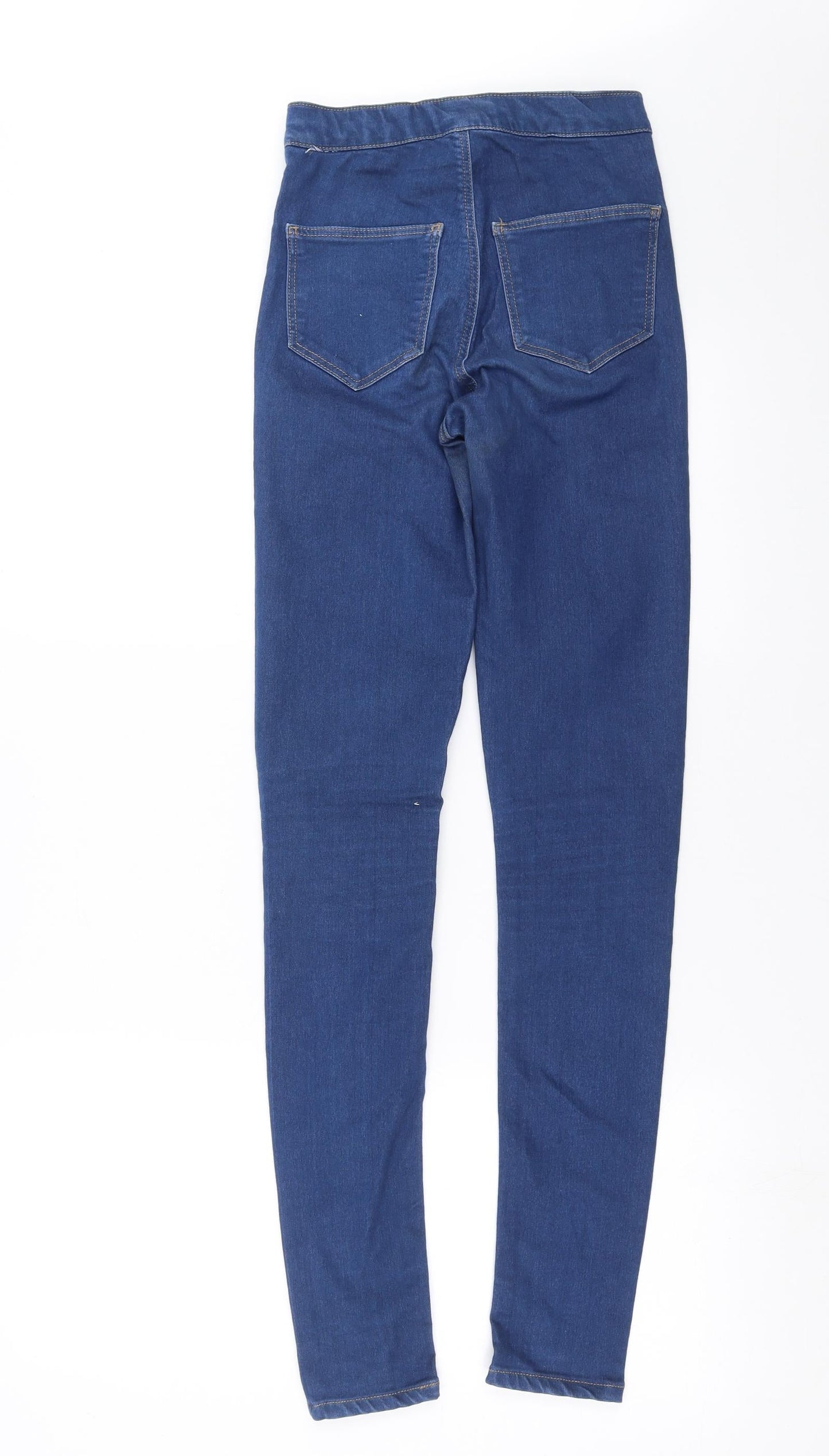 Topshop Womens Blue  Denim Skinny Jeans Size 24 in L30 in
