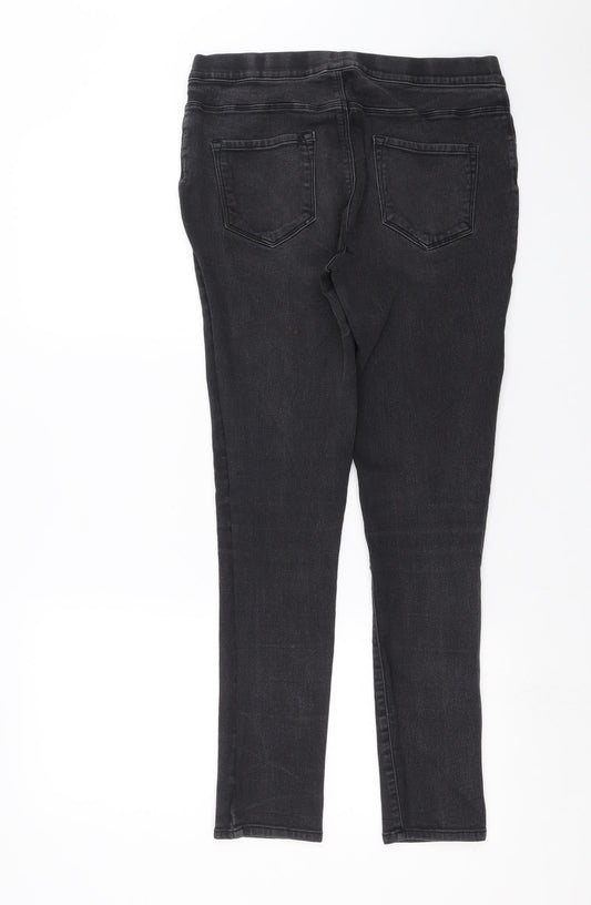 George Womens Grey  Denim Jegging Jeans Size 12 L28 in