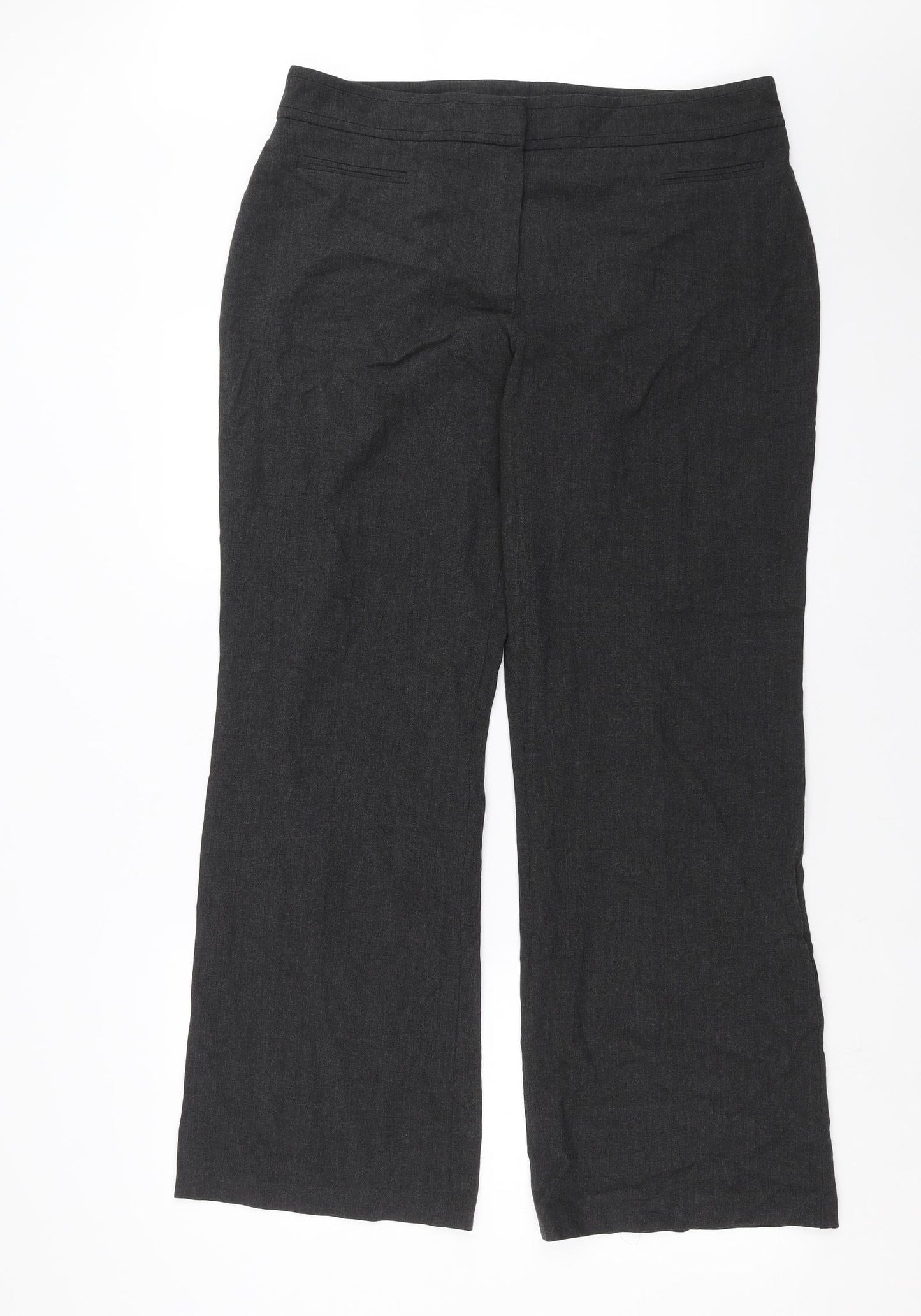 Marks and Spencer Womens Grey   Trousers  Size 18 L31 in