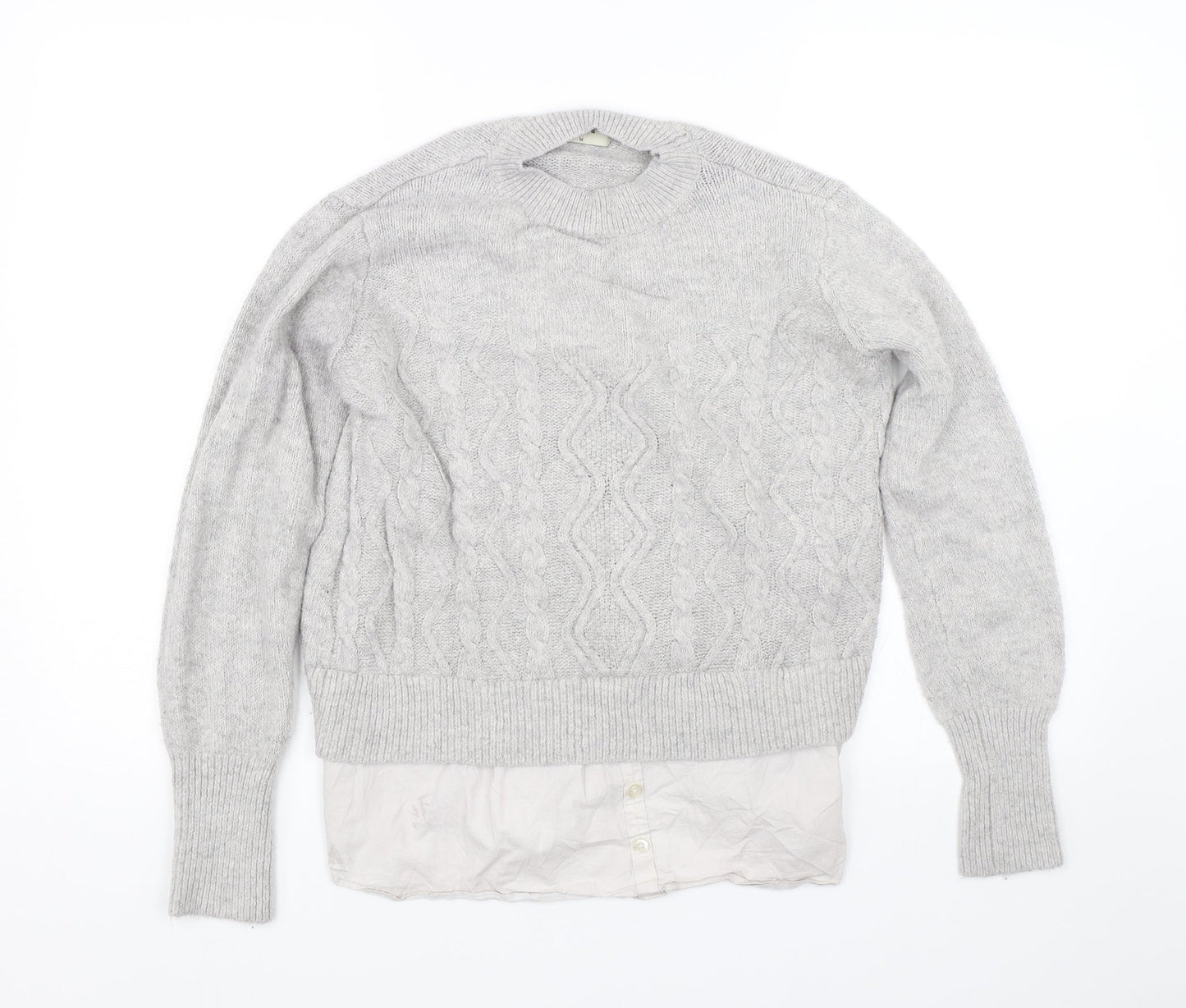 Matalan Womens Grey   Pullover Jumper Size M