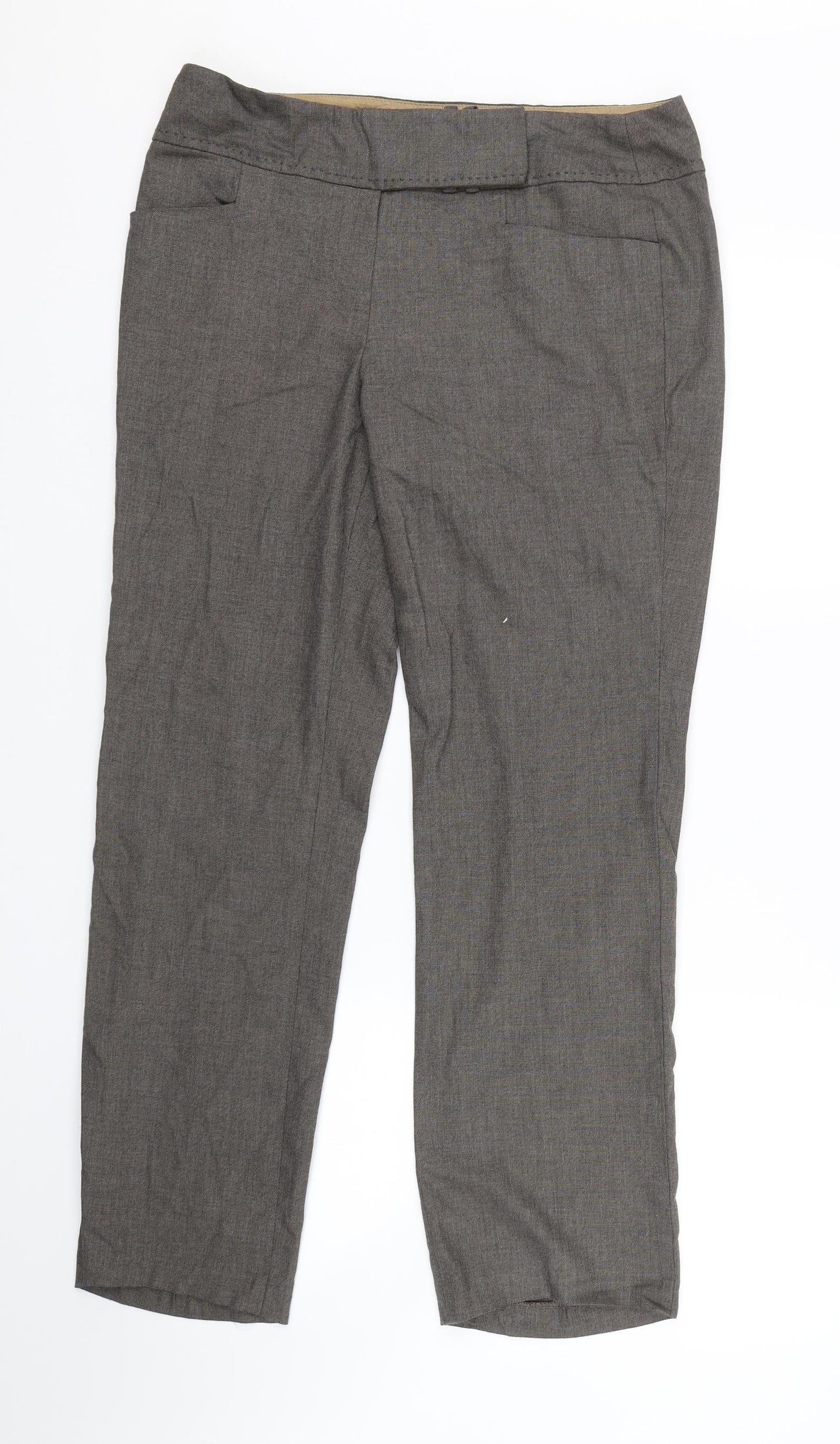 M&S Womens Brown   Trousers  Size 12 L26 in