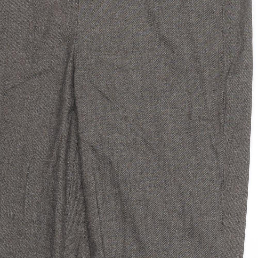M&S Womens Brown   Trousers  Size 12 L26 in