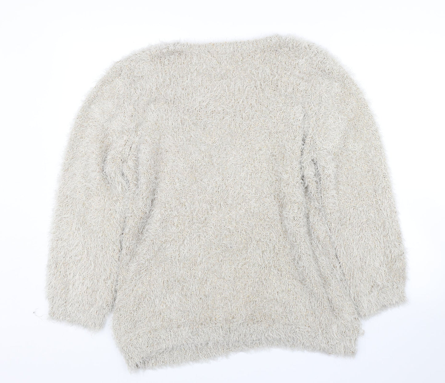 F&F Womens Gold   Pullover Jumper Size 18