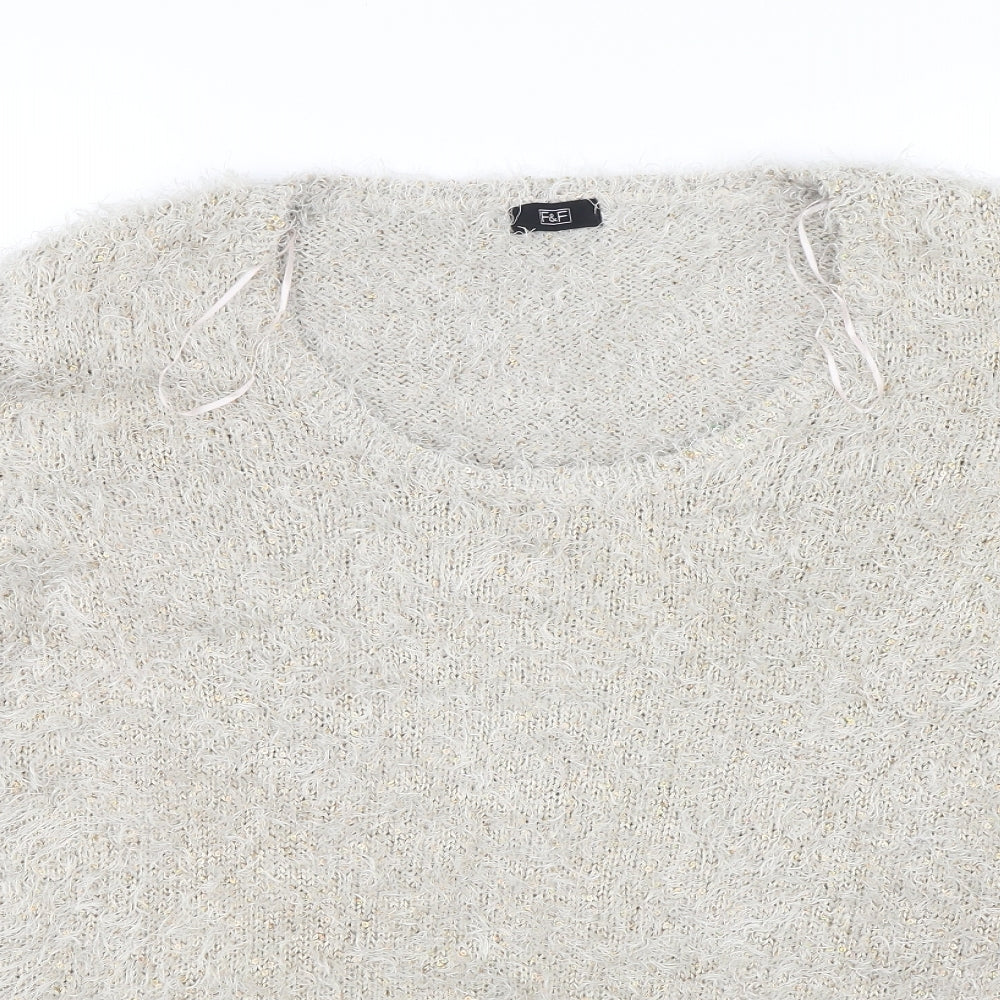F&F Womens Gold   Pullover Jumper Size 18