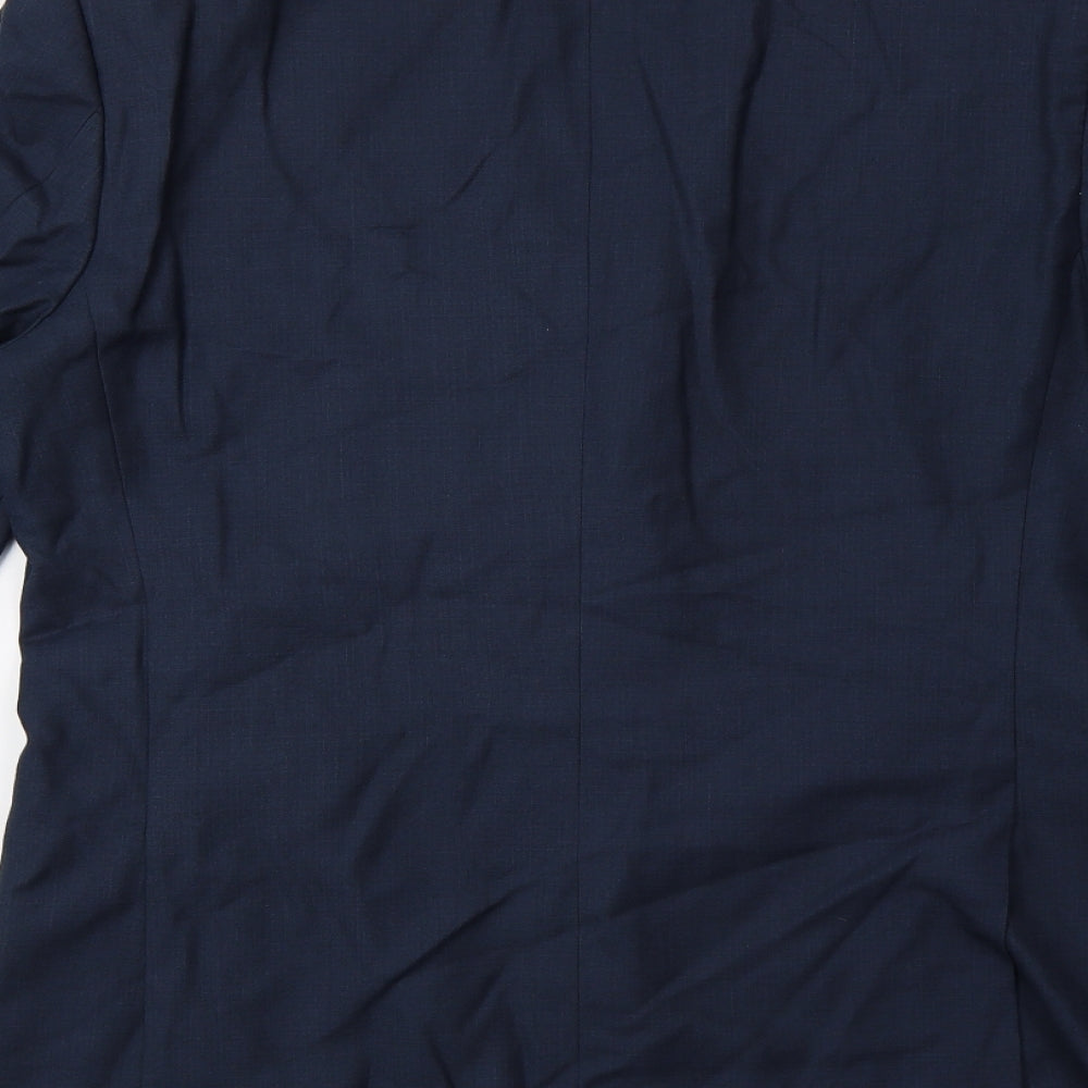 Henley Mens Blue   Jacket Blazer Size 44