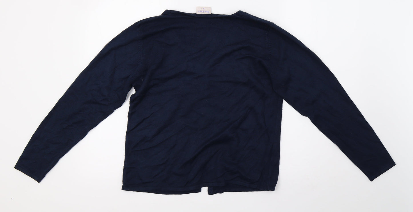 mackays Womens Blue  Knit Cardigan Jumper Size S