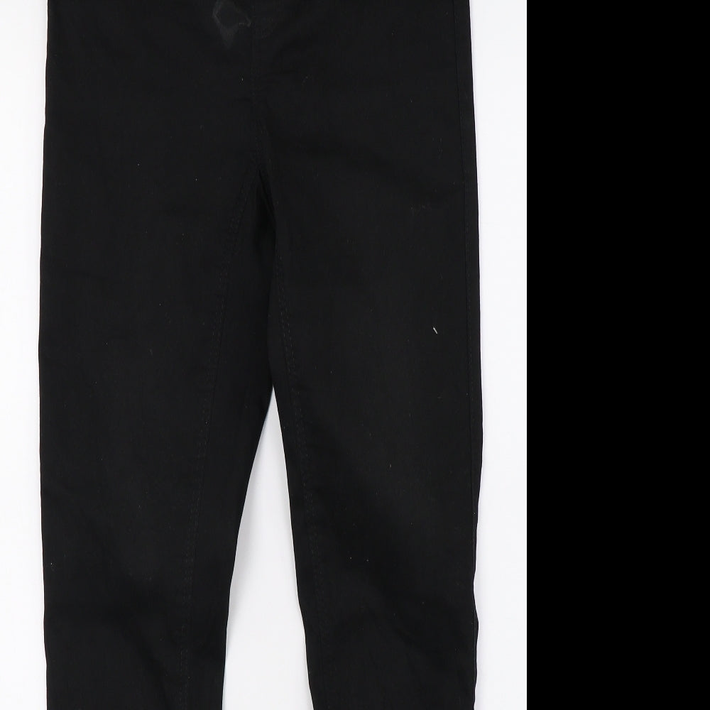 Preworn Womens Black  Denim Jegging Trousers Size 8 L31 in