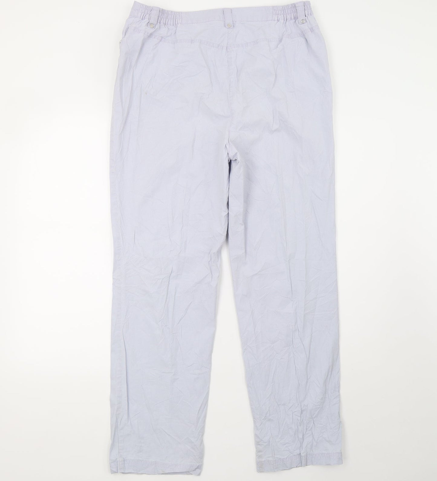 Preworn Womens Purple   Trousers  Size 12 L32 in