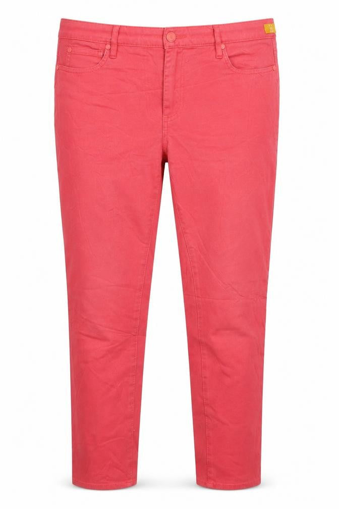Vianni Womens Pink  Denim Skinny Jeans Size 14 L30 in