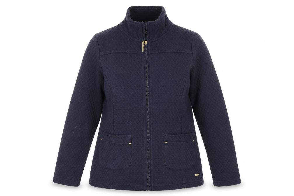 Dash Womens Blue   Quilted Coat Size 10