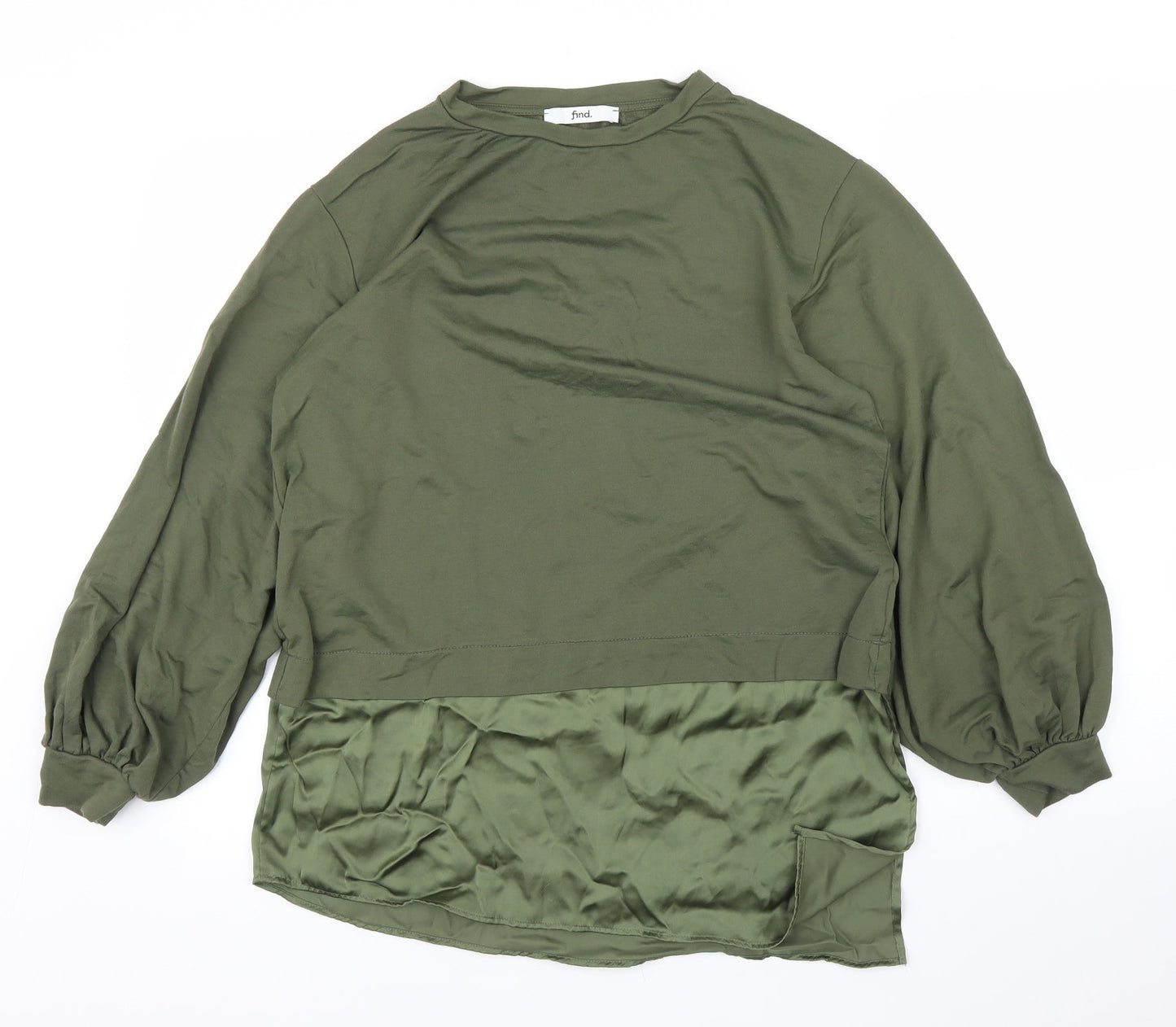 Find Womens Green   Pullover Jumper Size L