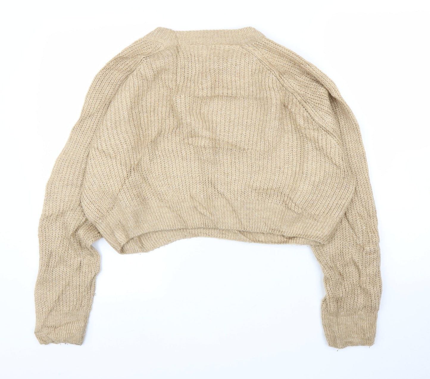 Topshop Womens Beige   Pullover Jumper Size M