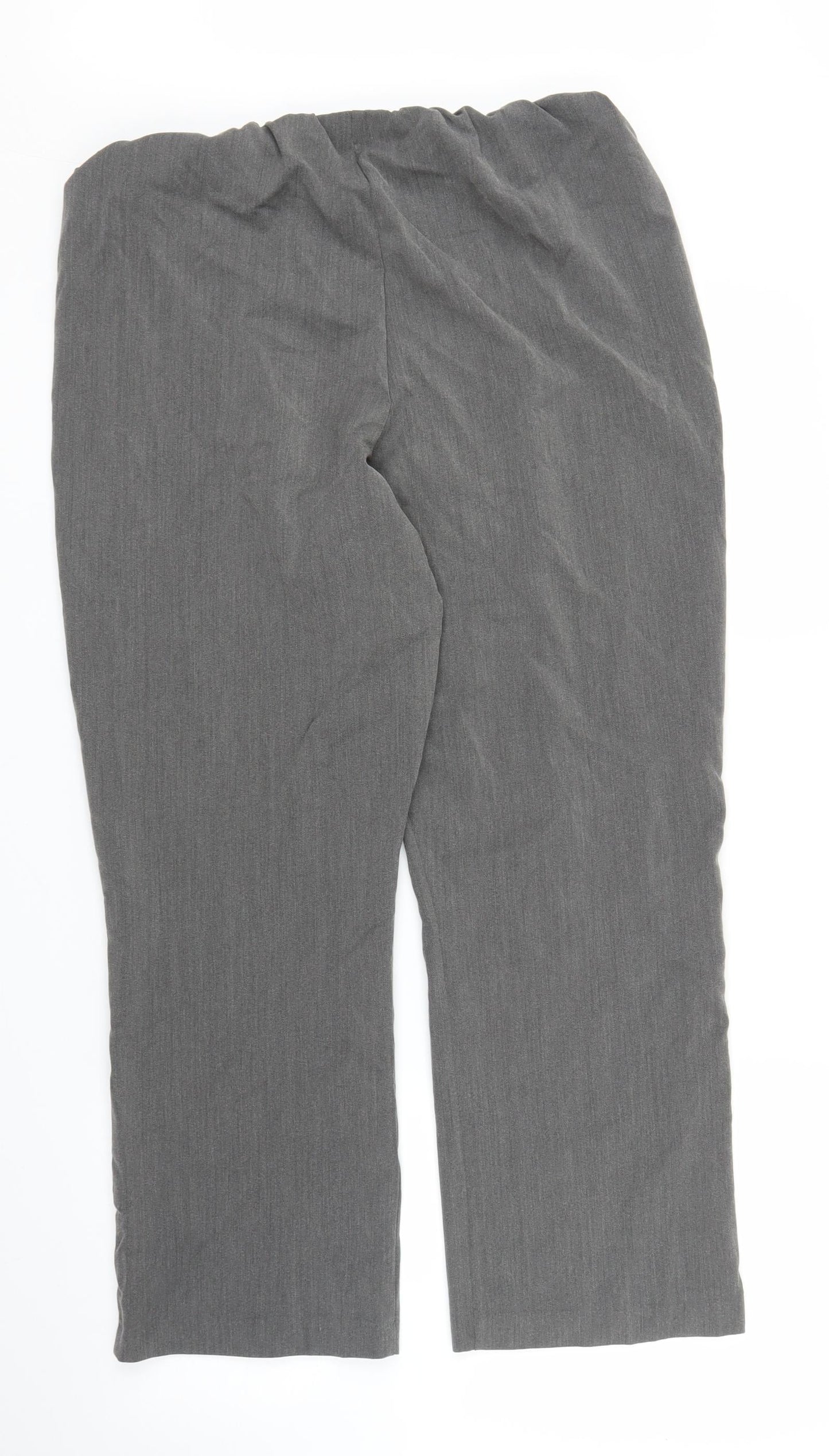 Bonmarché Womens Grey   Trousers  Size 16 L24 in