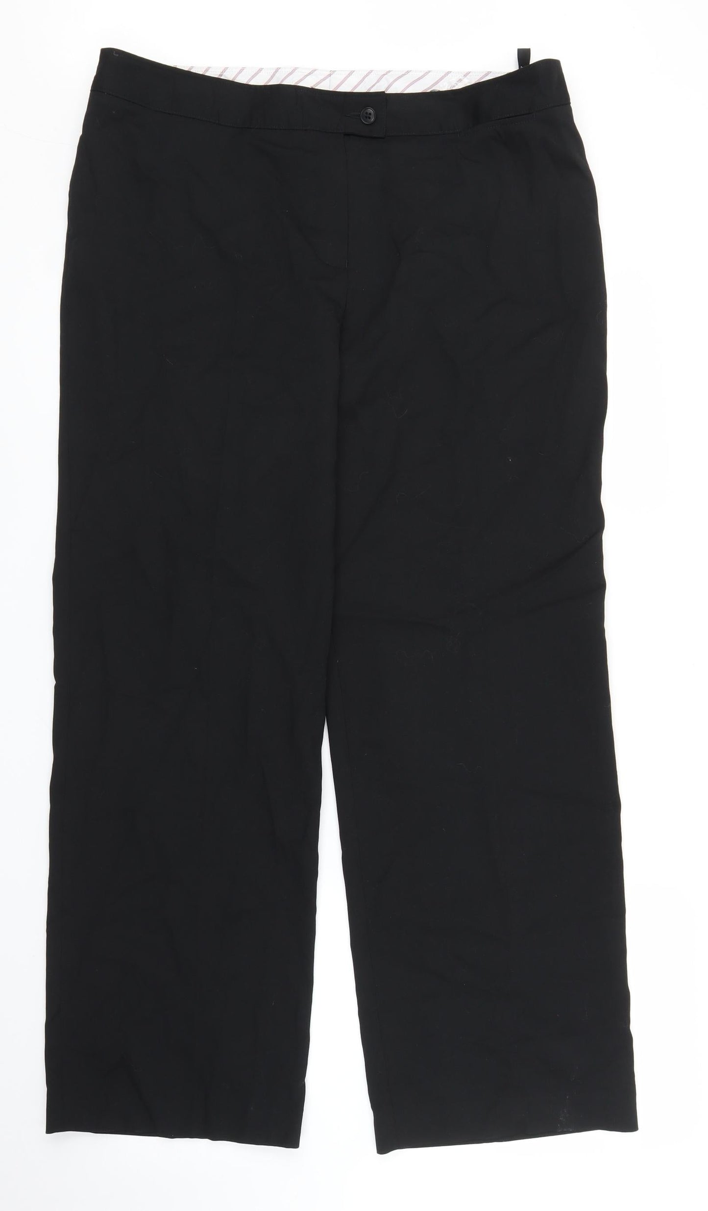 Club Class Womens Black   Trousers  Size 16 L26 in