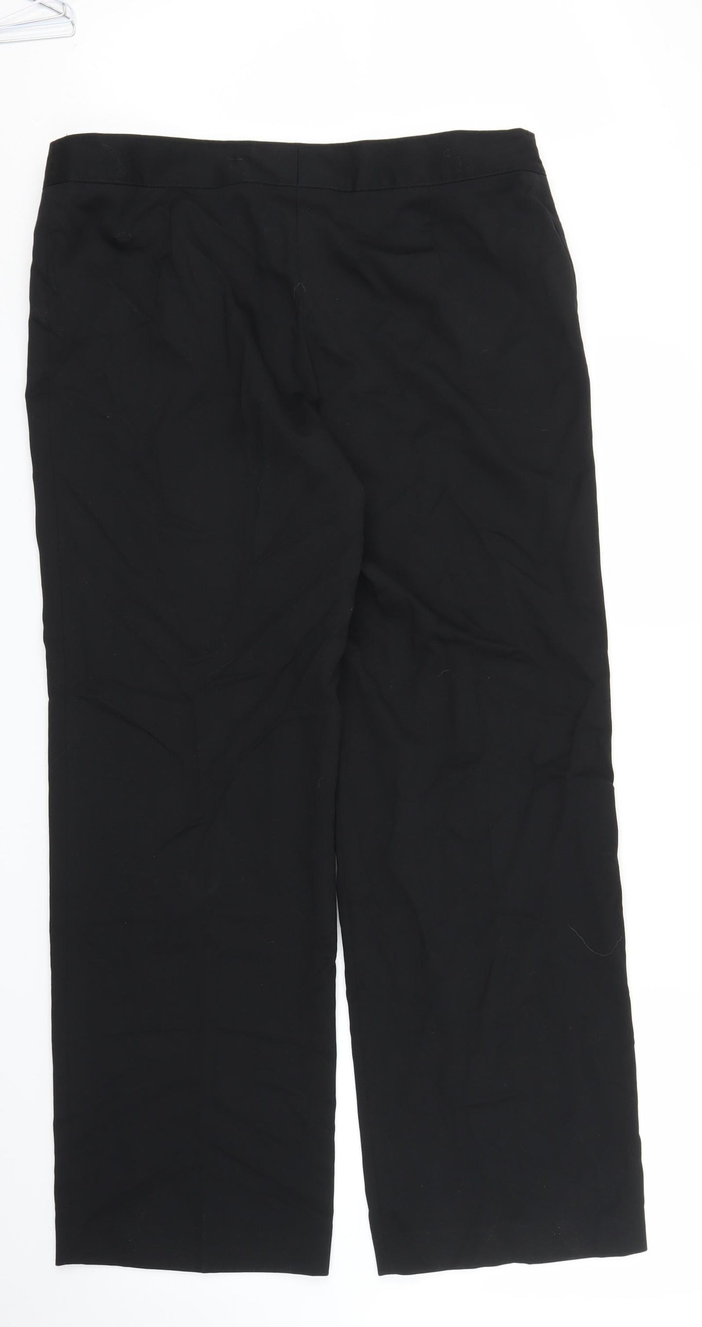 Club Class Womens Black   Trousers  Size 16 L26 in