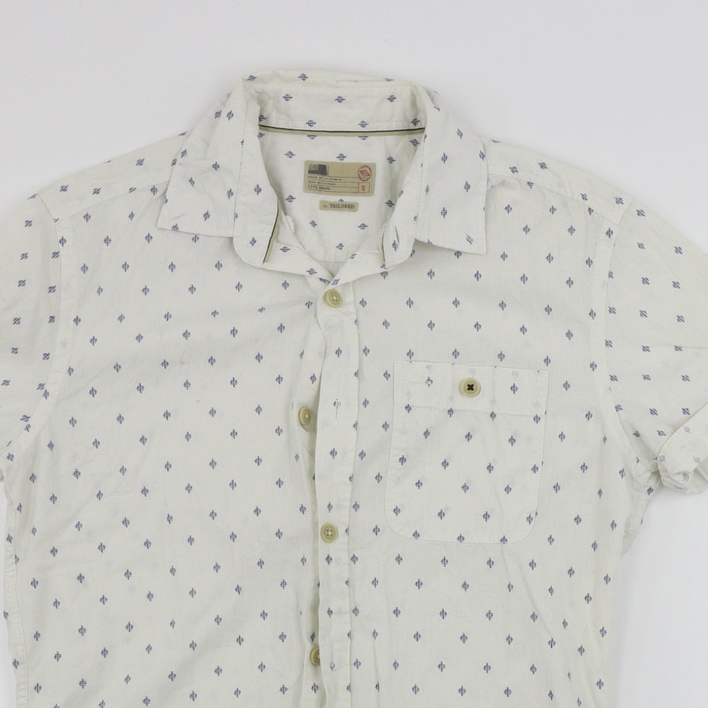 NORTH COAST   Mens White    Button-Up Size S