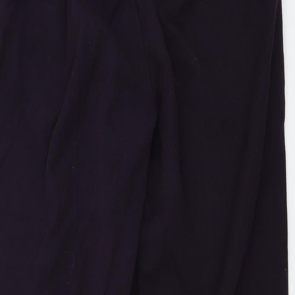 Preworn  Womens Purple   Trousers  Size 14 L28 in