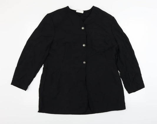 Richards  Womens Black   Jacket Blazer Size 18