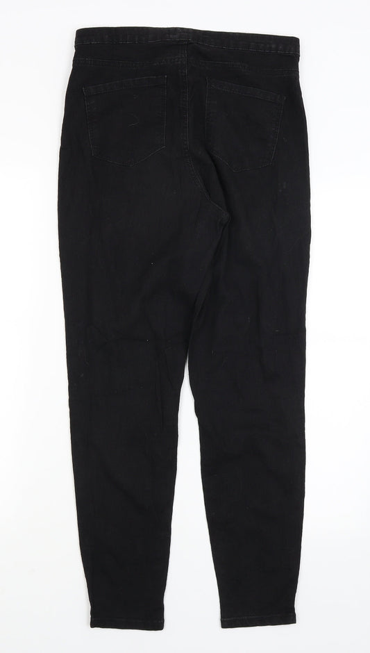 Denim Co Womens Black   Jegging Jeans Size 14 L27.5 in