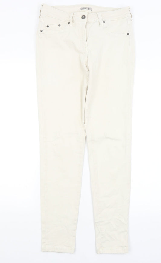 Great Plains Womens Ivory   Skinny Jeans Size 12 L30 in