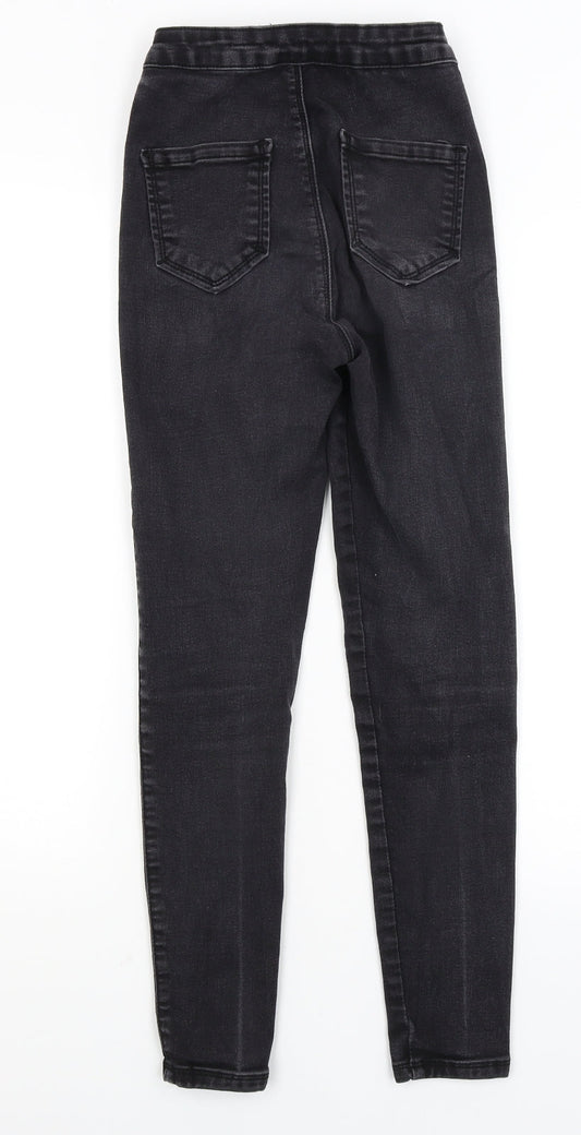 Missguided Womens Black   Skinny Jeans Size 8 L26 in