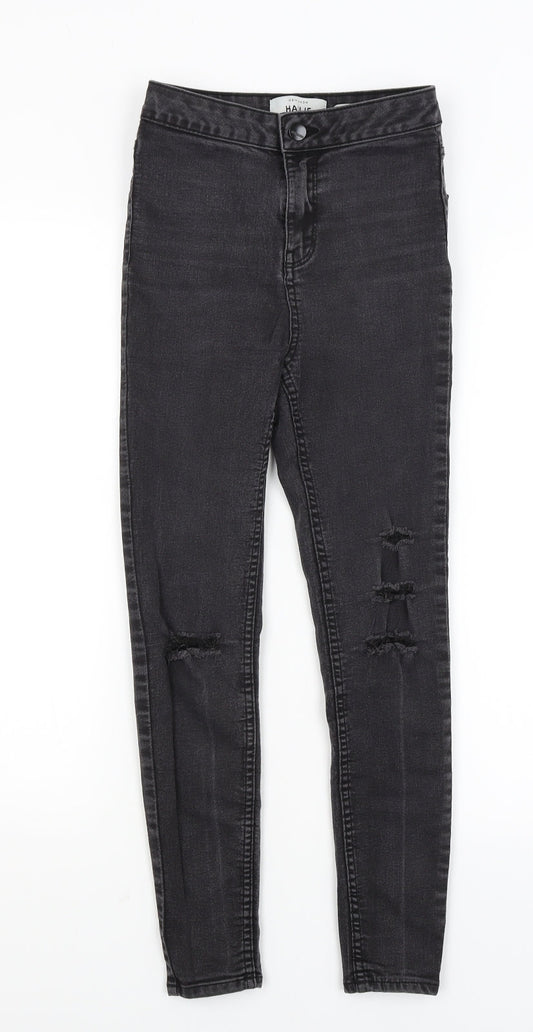 New Look Womens Black   Skinny Jeans Size 8 L24 in