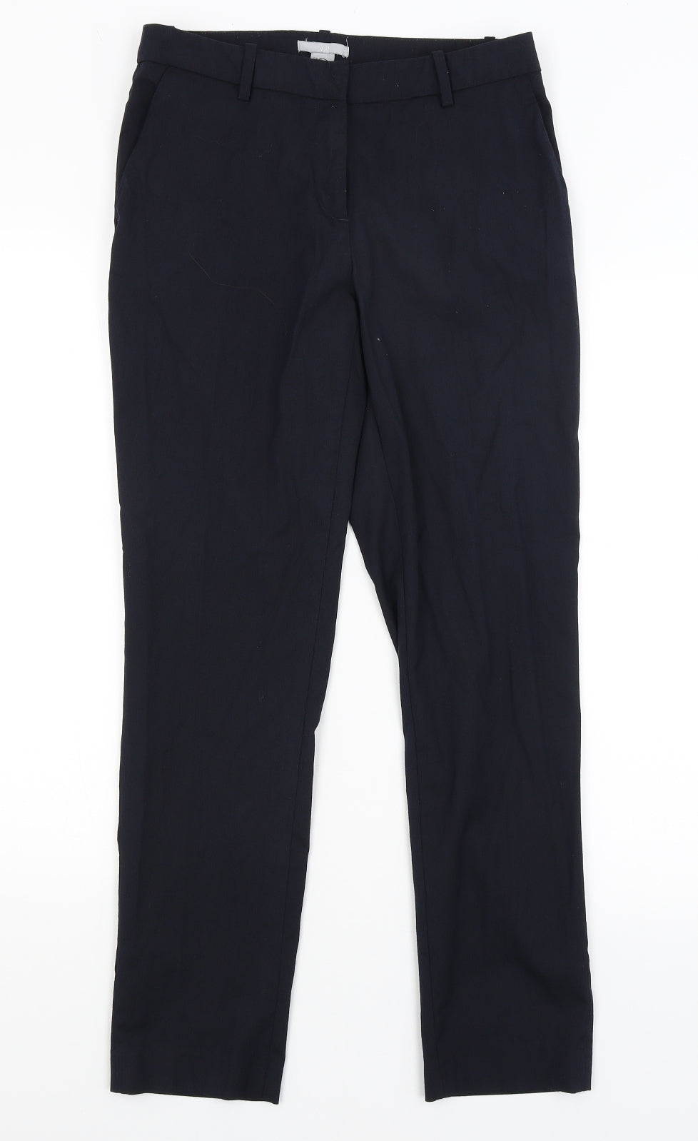 H&M Womens Blue   Dress Pants Trousers Size 8 L27.5 in