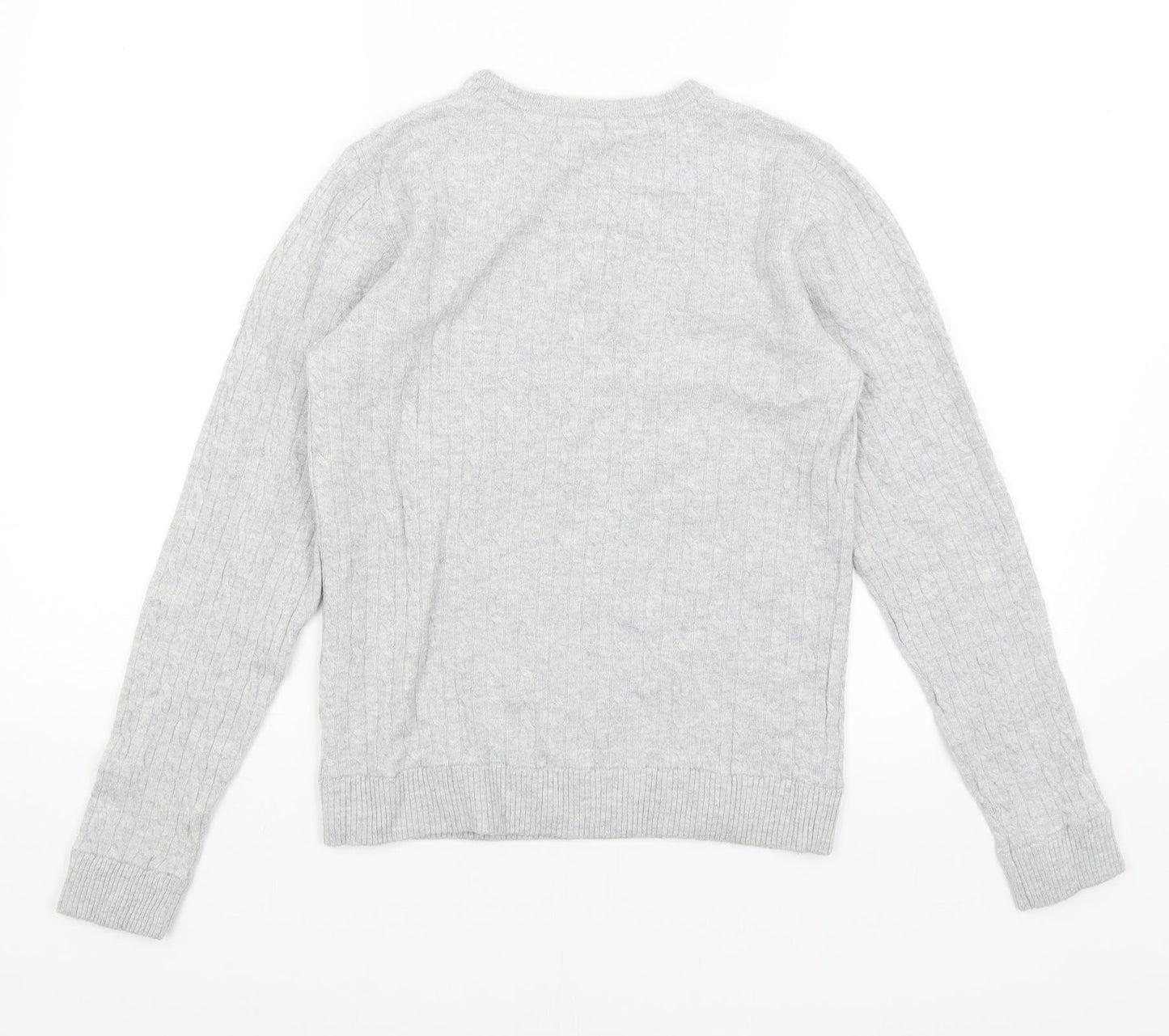 H&M Womens Grey   Pullover Jumper Size S