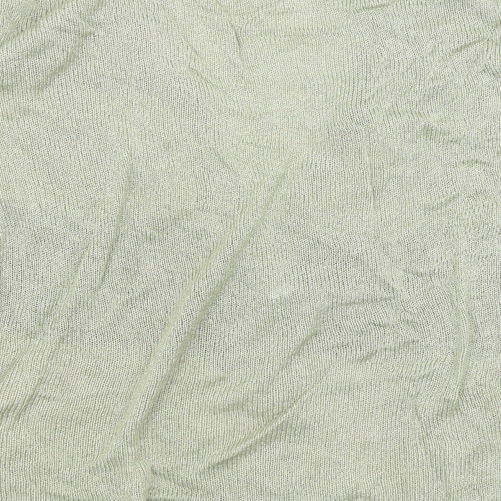 Future Lady Womens Green Argyle/Diamond  Cardigan Jumper Size M