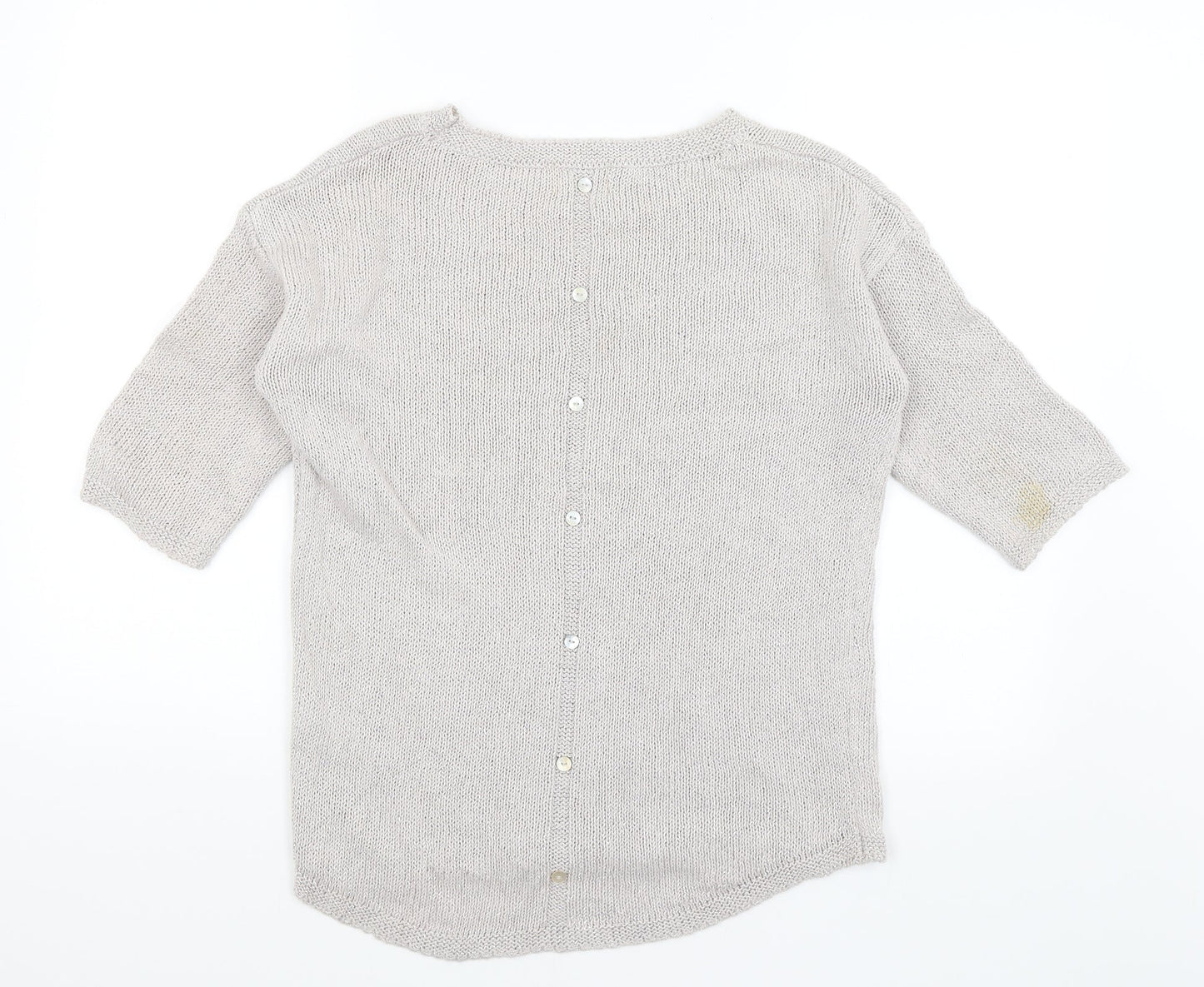 NEXT Womens Silver   Pullover Jumper Size 8