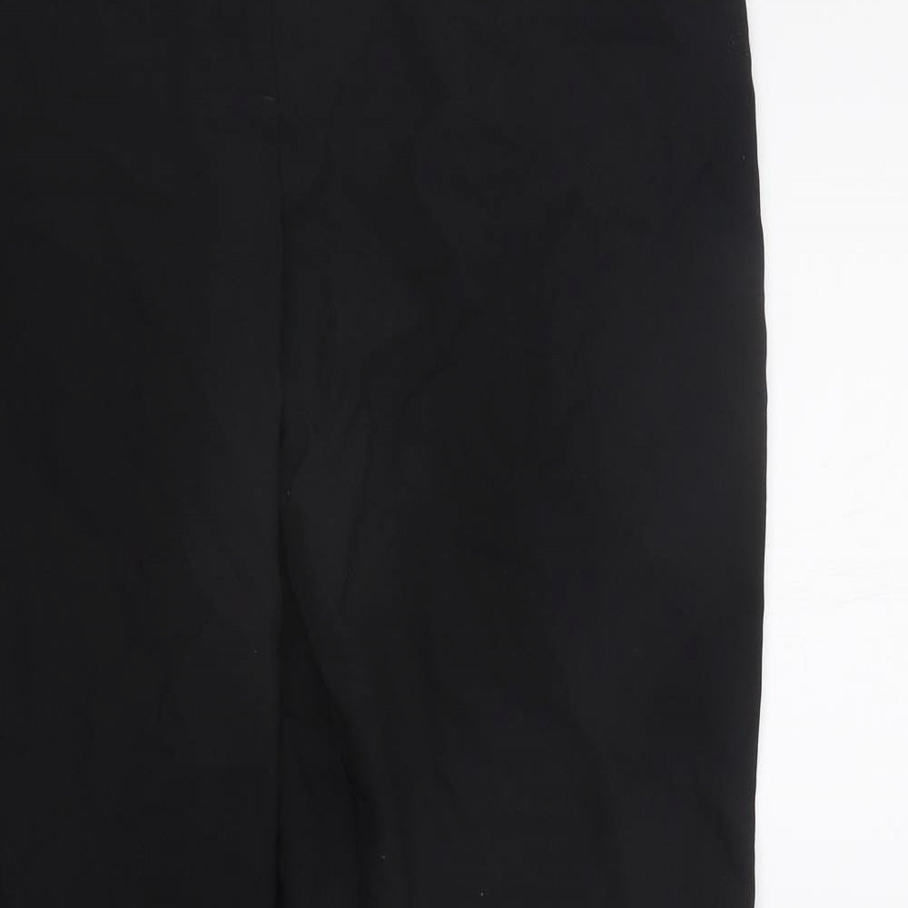 Marks and Spencer Womens Black   Trousers  Size 14 L25 in