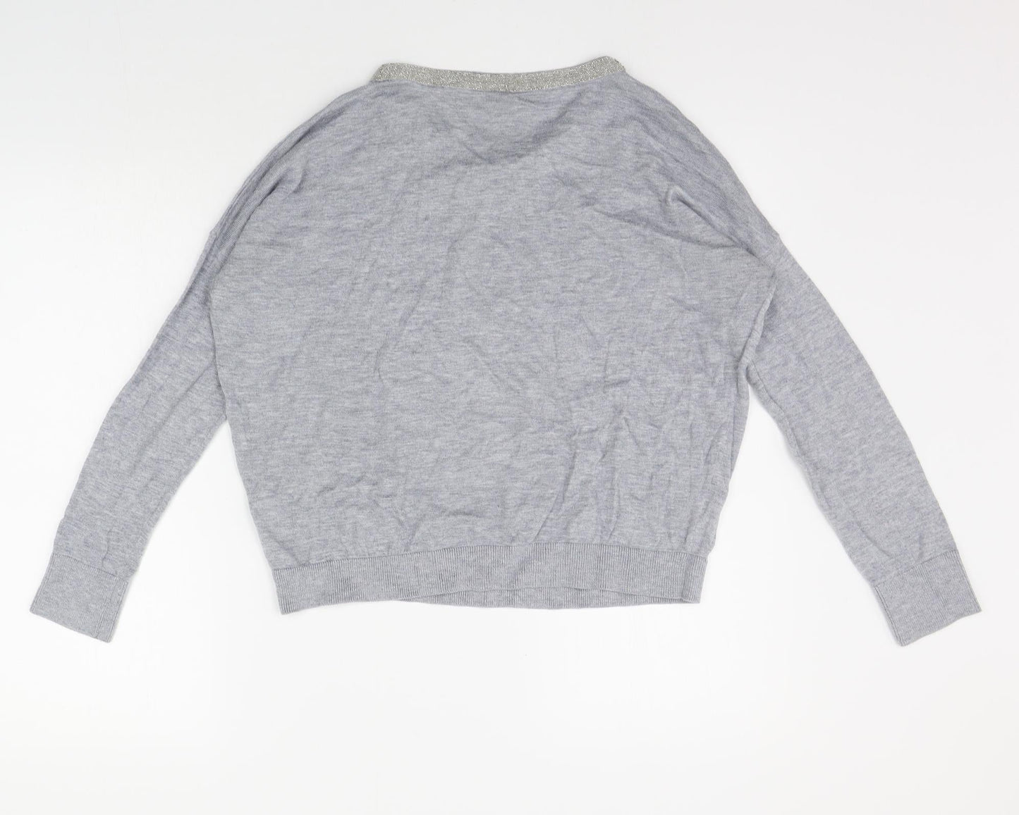 Topshop Womens Grey   Pullover Jumper Size 6