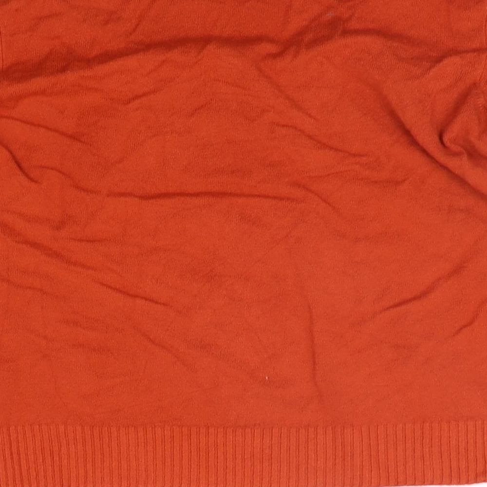 Per Una Womens Orange   Pullover Jumper Size 16