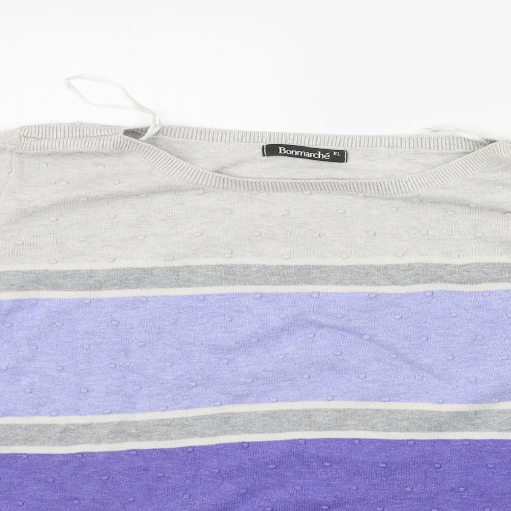 BONMARCHE Womens Grey   Pullover Jumper Size XL