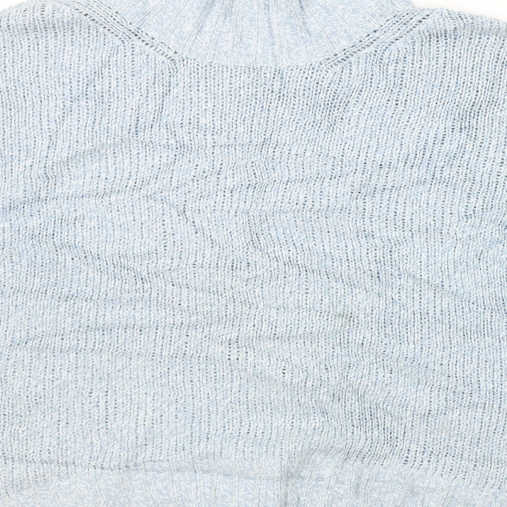 Marks and Spencer Womens Blue   Henley Jumper Size S