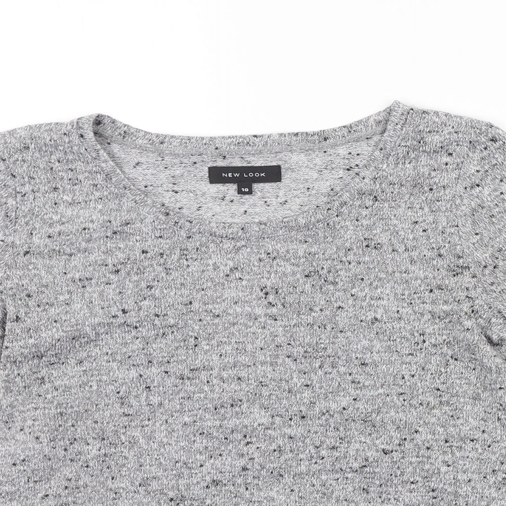 New Look Womens Grey   Pullover Jumper Size 10