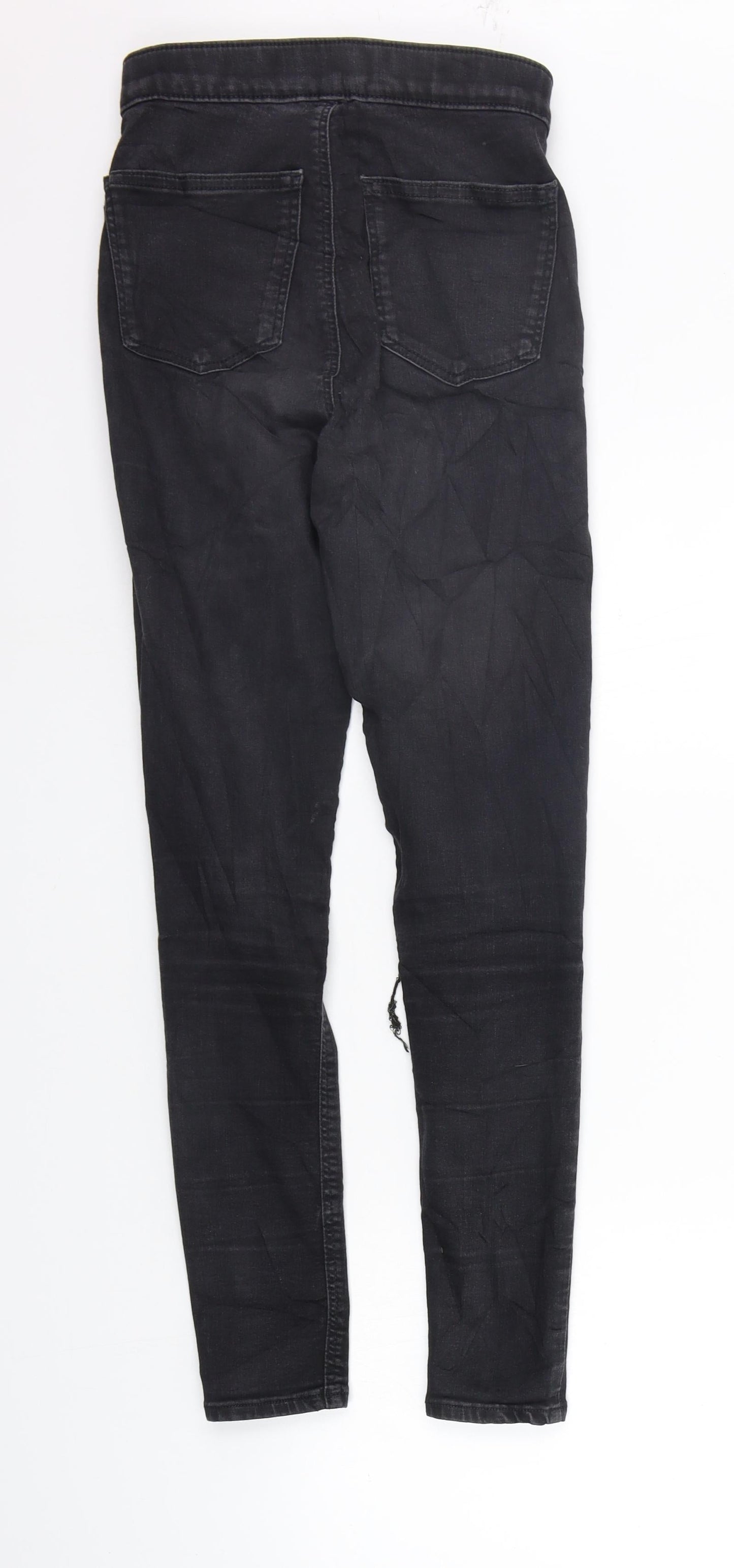 Topshop Womens Black   Trousers  Size 24 in L25 in