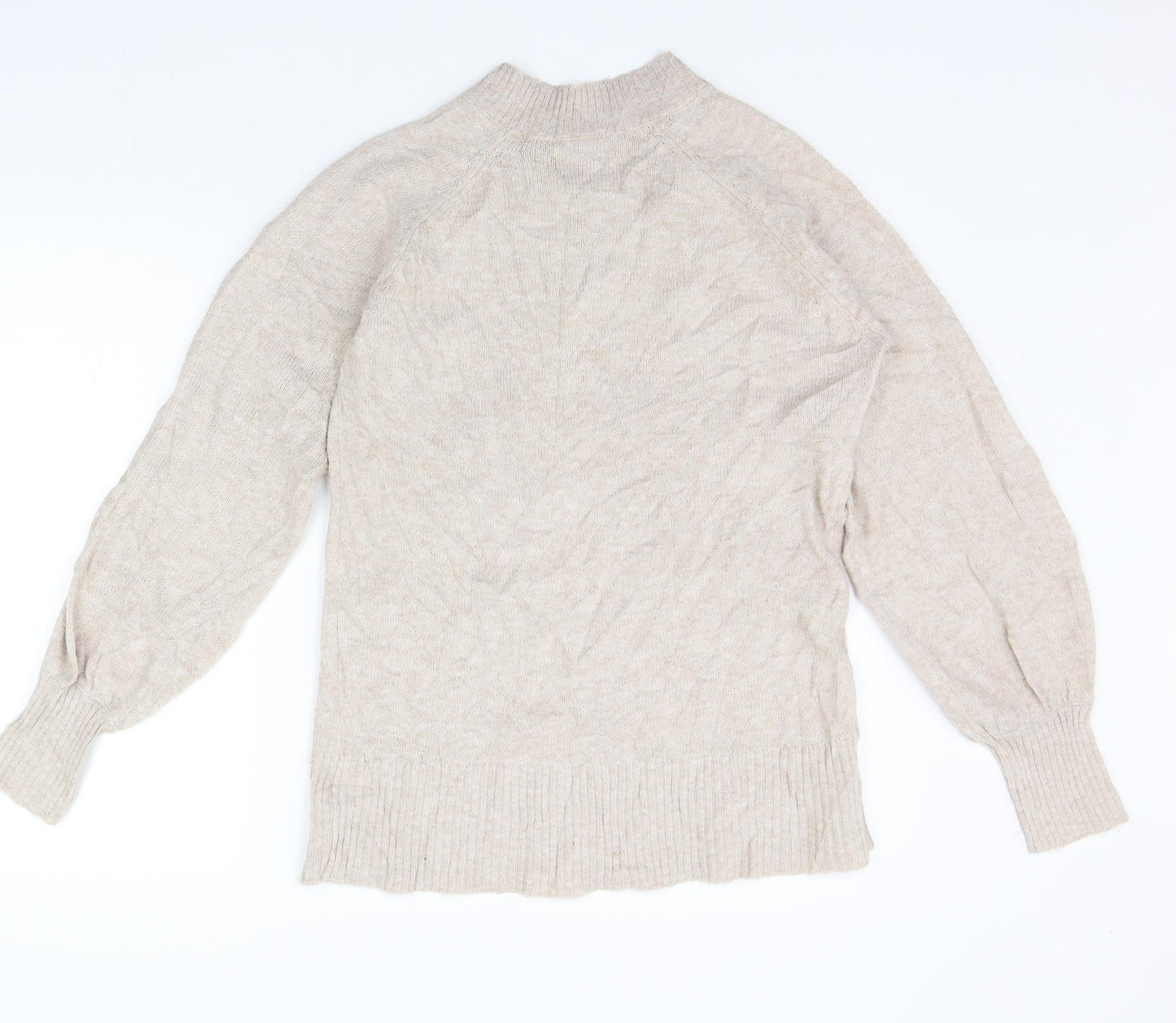 Matalan Womens Beige Striped  Pullover Jumper Size S