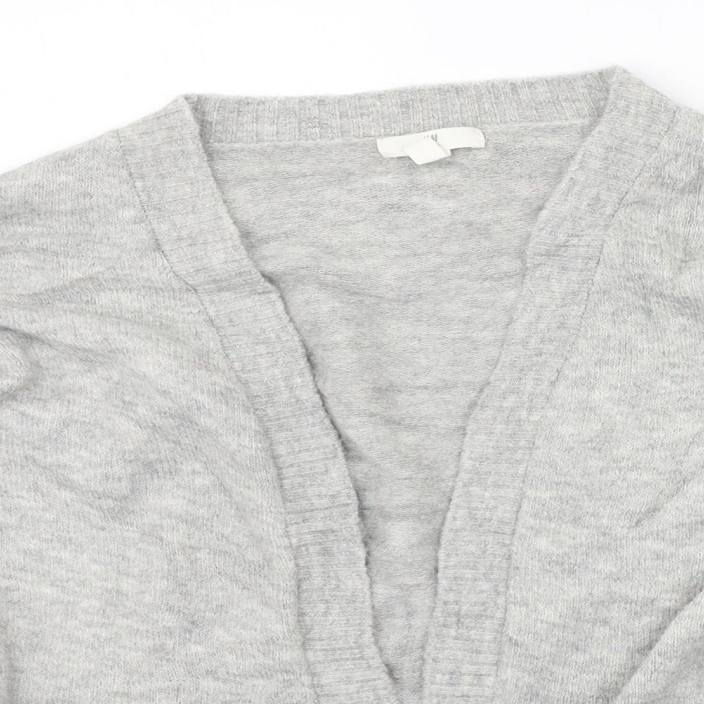 H&M Womens Grey   Cardigan Jumper Size XS