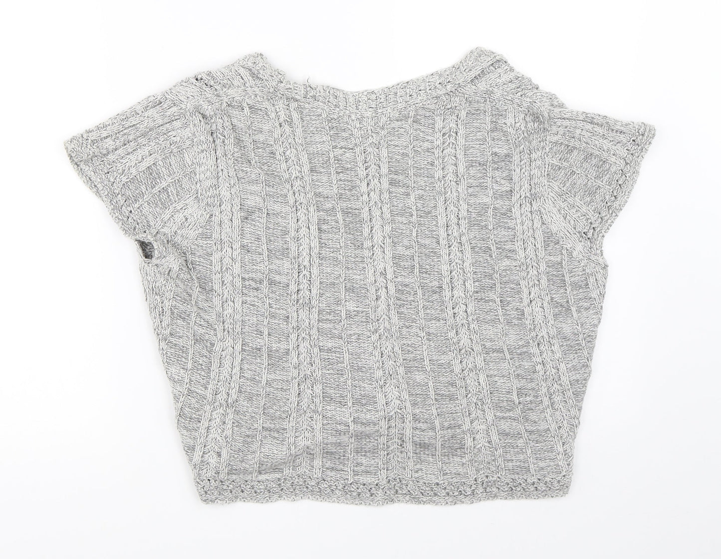 M&Co Womens Grey   Cardigan Jumper Size 2XL